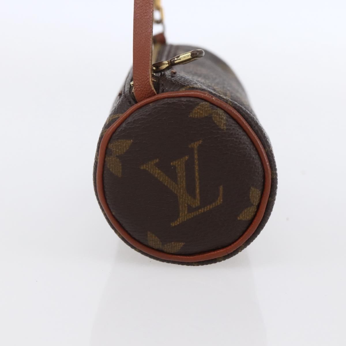 Louis Vuitton Papillon Handbag Monogram Canvas, BROWN, CANVAS, Clutche & pouche