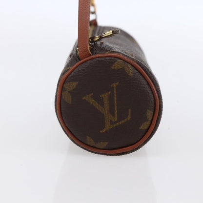 Louis Vuitton Papillon Handbag Monogram Canvas, BROWN, CANVAS, Clutche & pouche