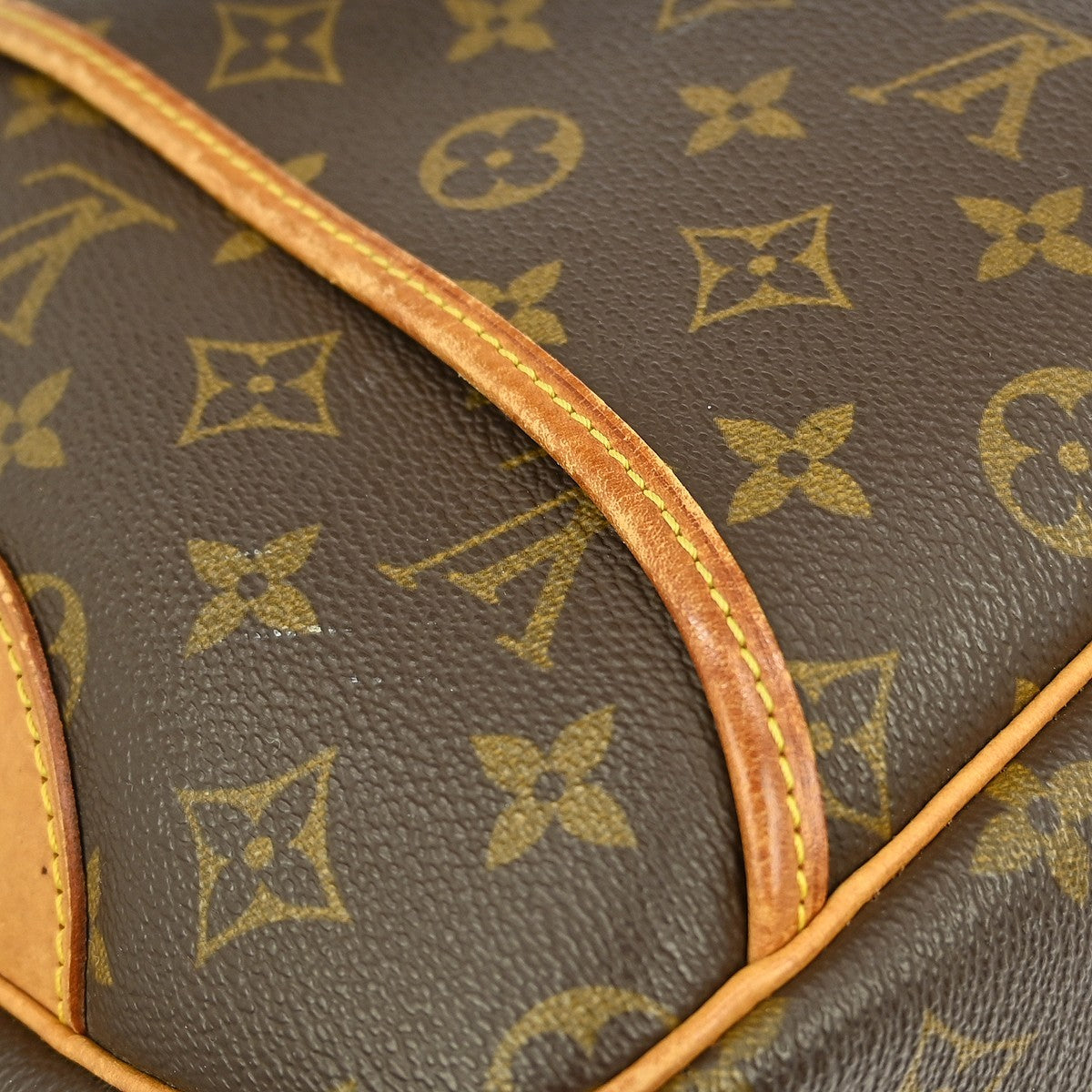 Louis Vuitton Deauville Handbag Monogram Canvas, BROWN, CANVAS, Handbag