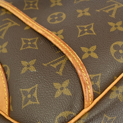 Louis Vuitton Deauville Handbag Monogram Canvas, BROWN, CANVAS, Handbag