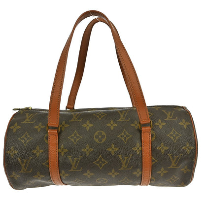 Louis Vuitton Papillon Handbag Monogram Canvas, Brown, Canvas, Handbag