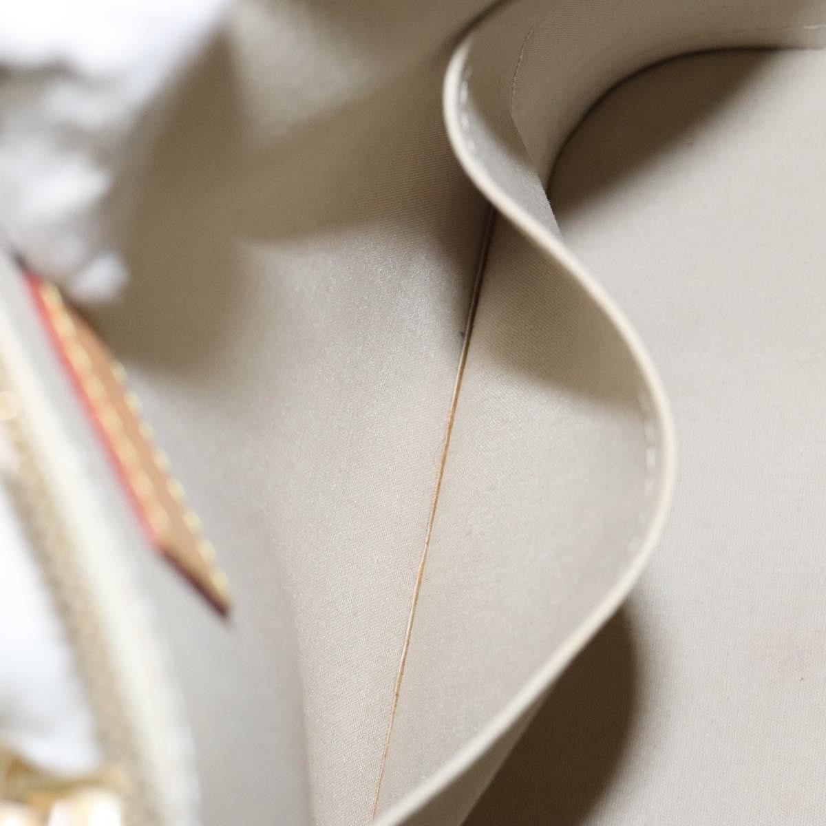 Louis Vuitton Alma Handbag Monogram Vernis, BEIGE, PATENT_LEATHER, Handbag