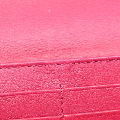 Saint Laurent Belle de Jour Flap Wallet Leather, PINK, LEATHER, Wallets