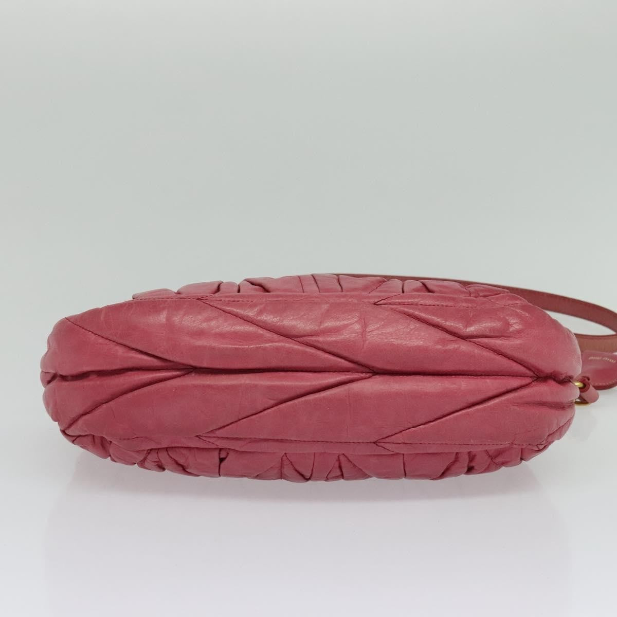 Miu Miu Coffer Convertible Hobo Matelasse Leather, PINK, LEATHER, Handbag