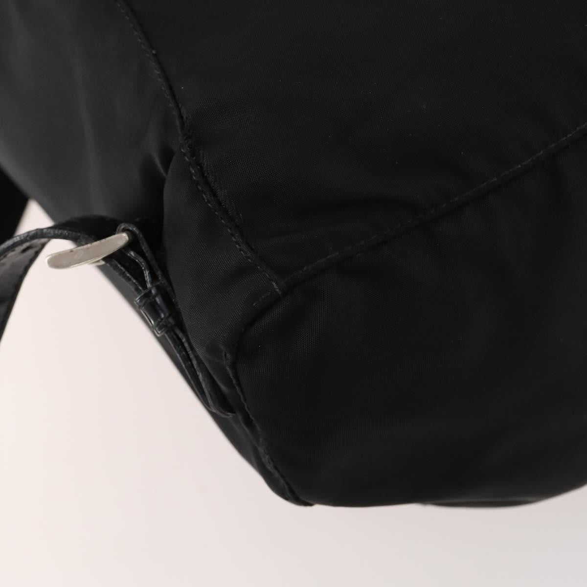 Prada Logo Backpack Tessuto, BLACK, NYLON, Backpack