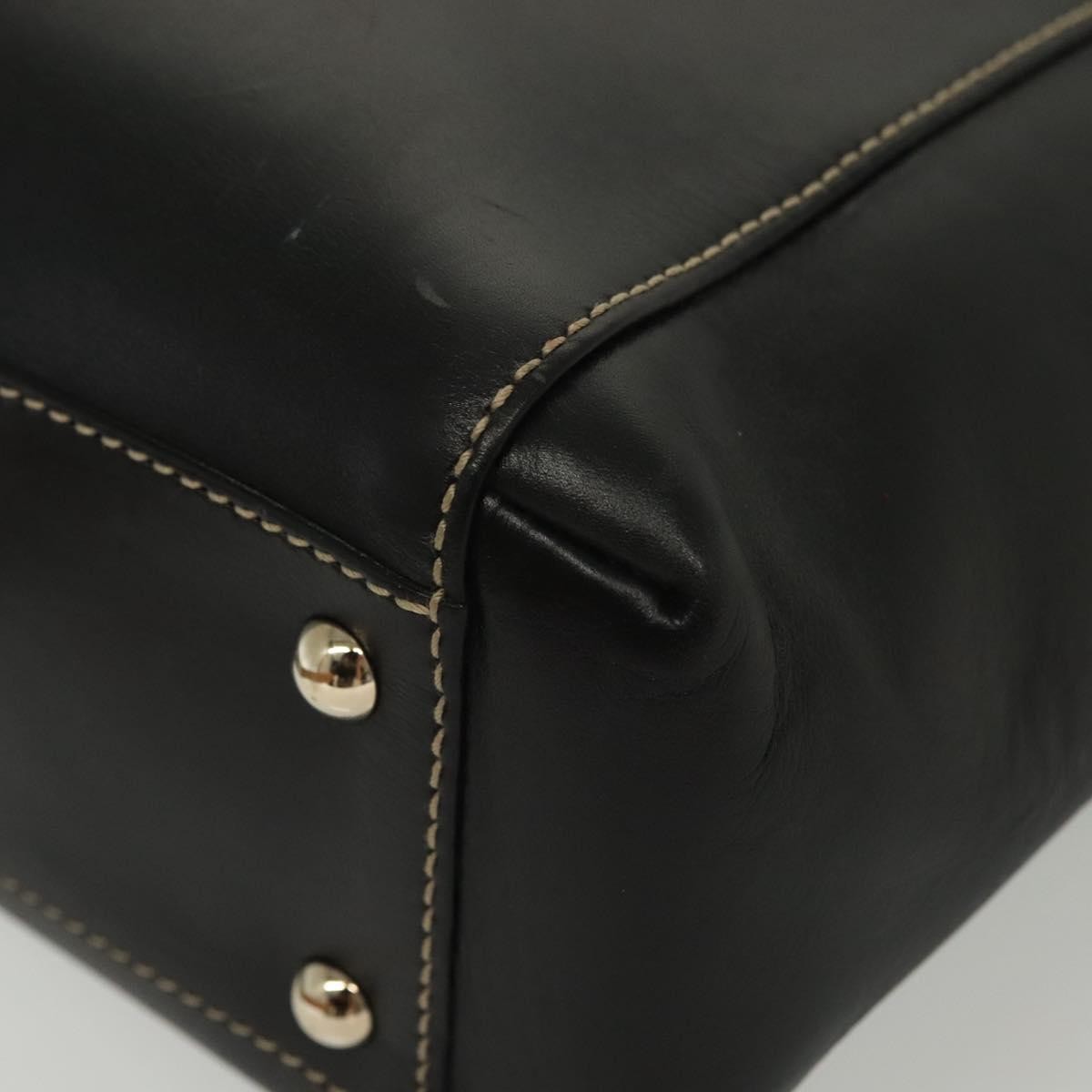 Gucci Tote Bag Leather, BLACK, LEATHER, Tote bag