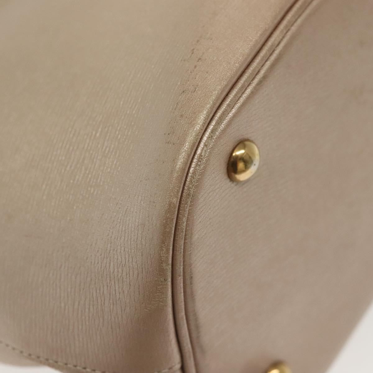 Gucci Bright Bit Convertible Tote Leather, GOLD, LEATHER, Tote bag