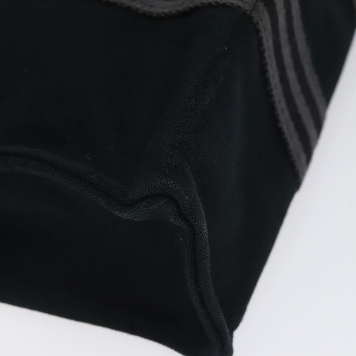 Hermes Fourre Tout Tote Canvas, BLACK, CANVAS, Tote bag