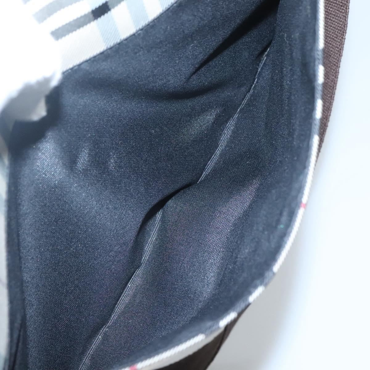 Burberry Nova check Shoulder bag Canvas, BEIGE, CANVAS, Shoulder bag