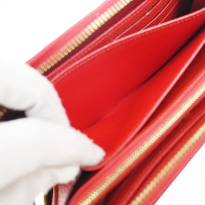 Louis Vuitton Zippy Wallet NM Leather Empreinte, RED, LEATHER, Wallets