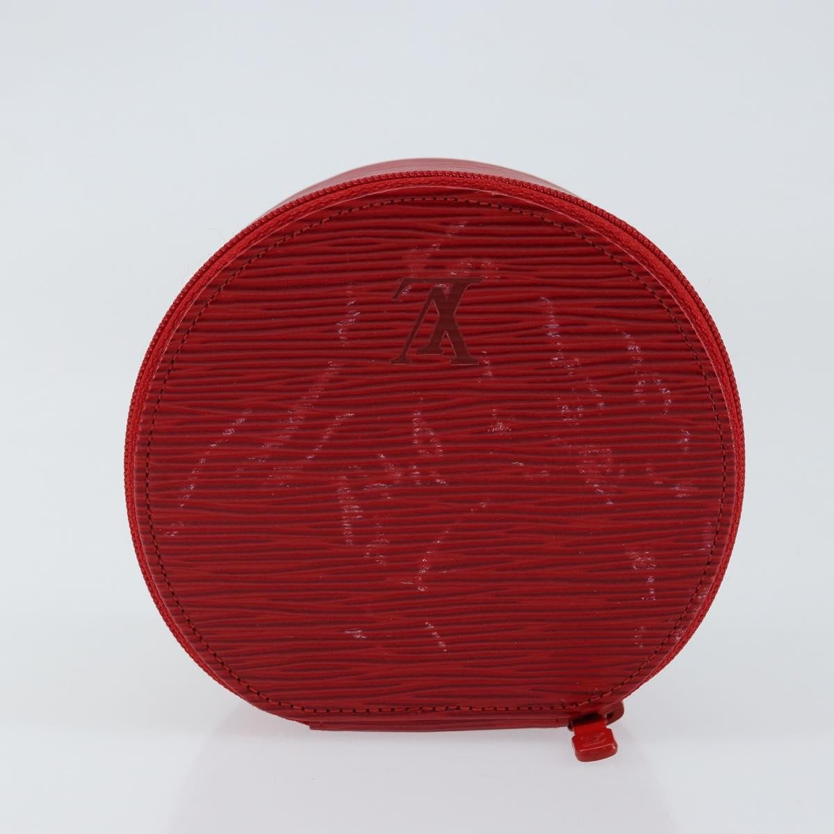 Louis Vuitton Ecrin Bijoux Pouch Epi Leather, RED, LEATHER, Jewelry set