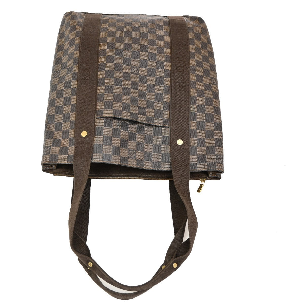 Louis Vuitton Cabas Beaubourg Damier, BROWN, CANVAS, Tote bag