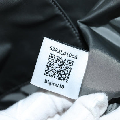 Chloe Woody Tote Recycled Nylon, GRAY, NYLON, Tote bag