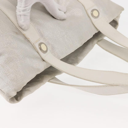 Bvlgari Logomania Tote bag Canvas, SILVER, CANVAS, Tote bag