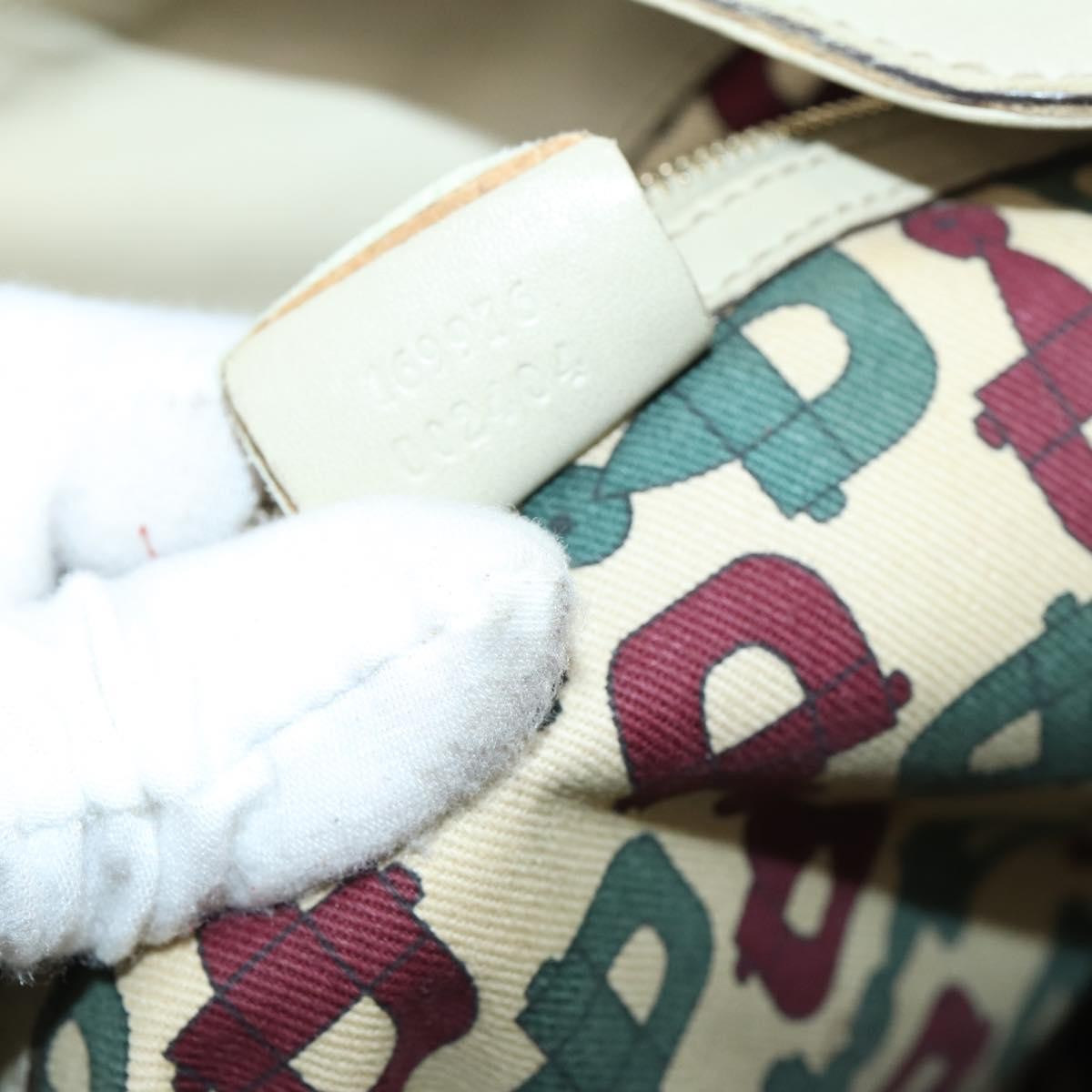 Gucci Vintage Diana Bamboo Shoulder Bag Leather, BEIGE, LEATHER, Shoulder bag