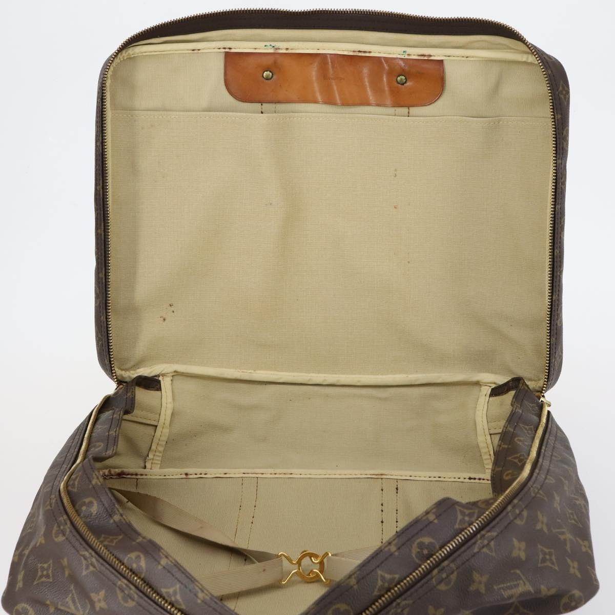 Louis Vuitton Sirius Handbag Monogram Canvas, BROWN, CANVAS, Travel bag