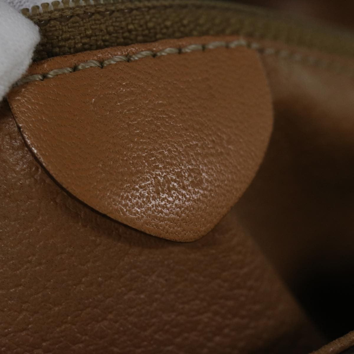 Celine Macadam Shoulder Bag PVC Leather, BROWN, CANVAS, Shoulder bag