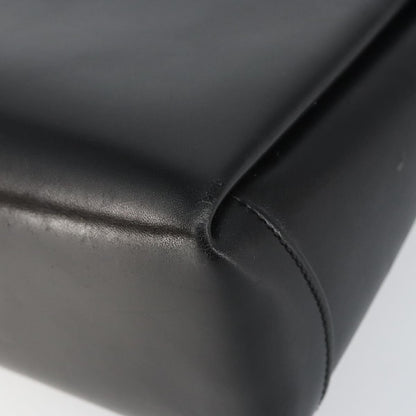 Gucci Vintage Convertible Box Crossbody Bag Leather, BLACK, LEATHER, Handbag