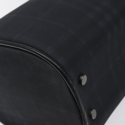 Burberry Nova check boston bag Canvas, NAVY, CANVAS, Handbag