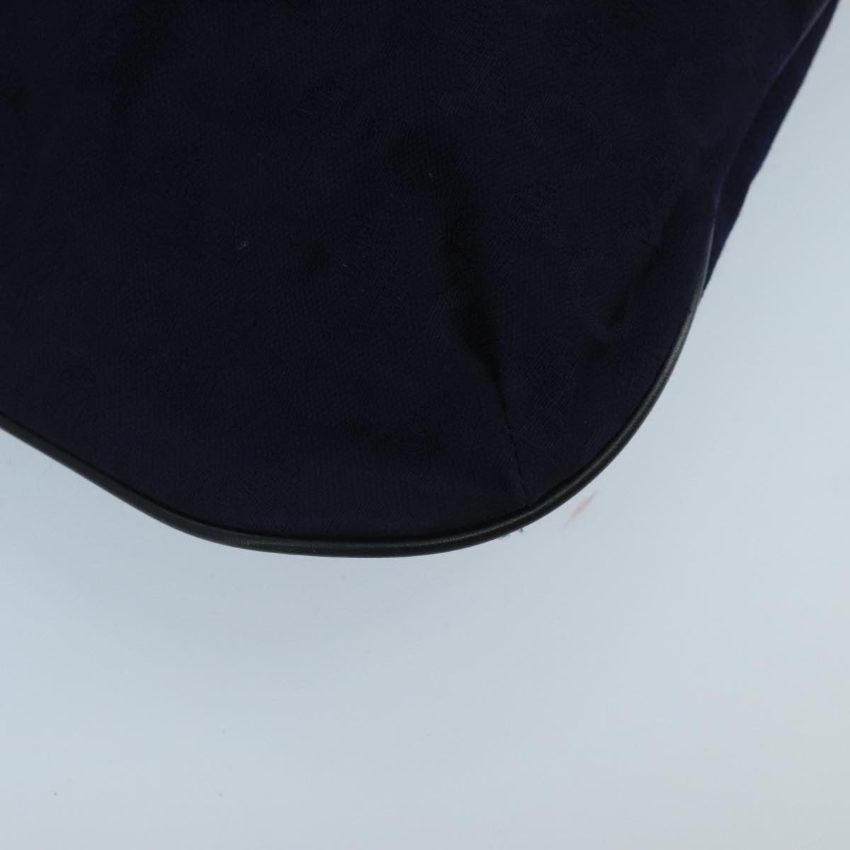 Celine C Macadam Handbag Canvas, NAVY, CANVAS, Handbag