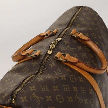 Louis Vuitton Keepall Bag Monogram Canvas, BROWN, CANVAS, Travel bag