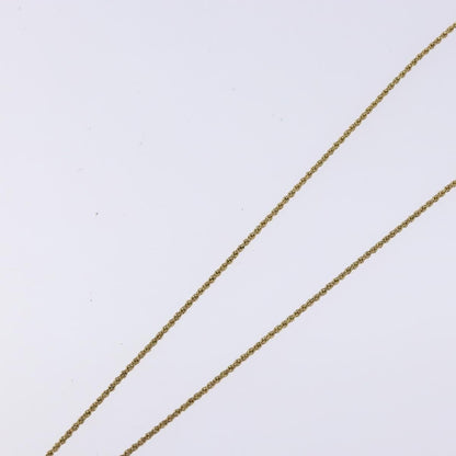 Christian Dior CD Round Pendant Necklace Metal and Crystals, GOLD, METAL, Necklace