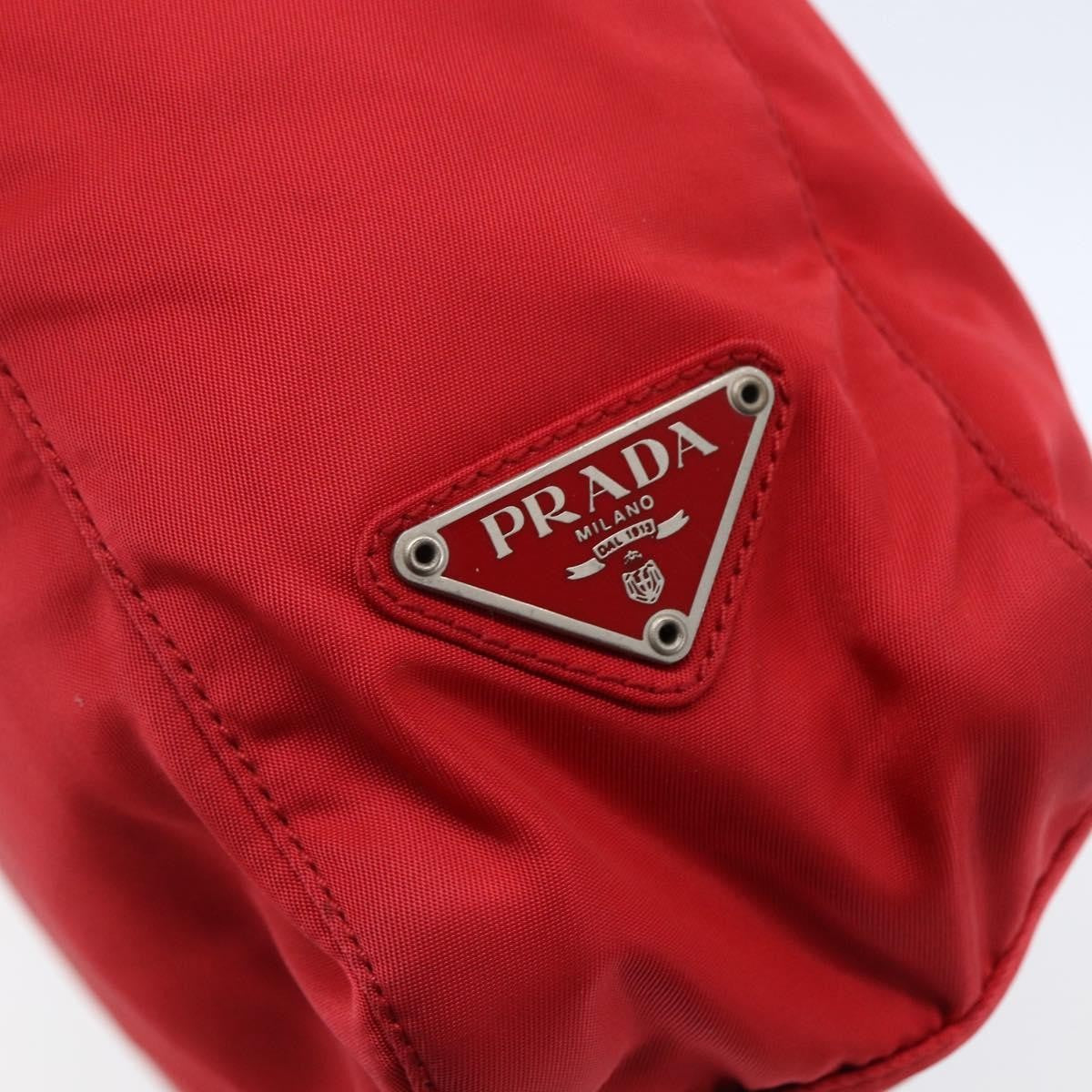 Prada Vintage Tote Tessuto, RED, NYLON, Tote bag