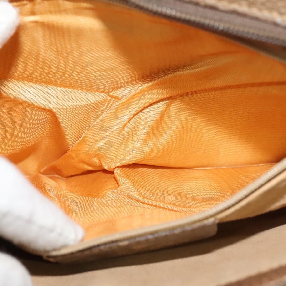 Gucci Vintage Shoulder Bag GG Coated Canvas, BEIGE, PVC, Shoulder bag