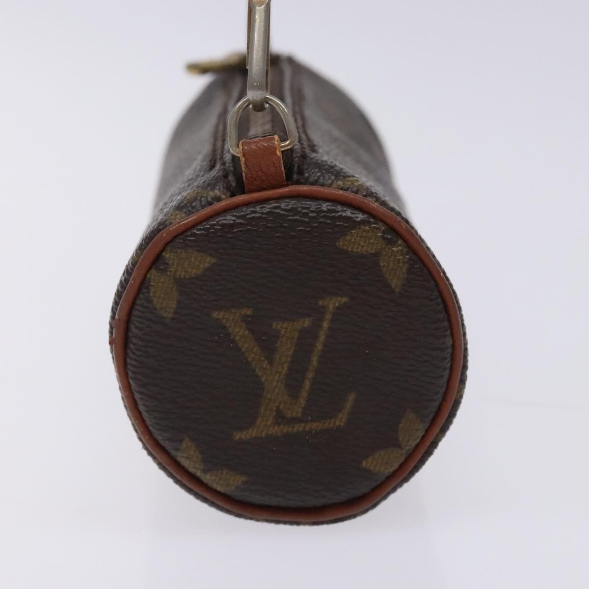 Louis Vuitton Papillon Pochette Monogram Canvas, BROWN, CANVAS, Clutche & pouche