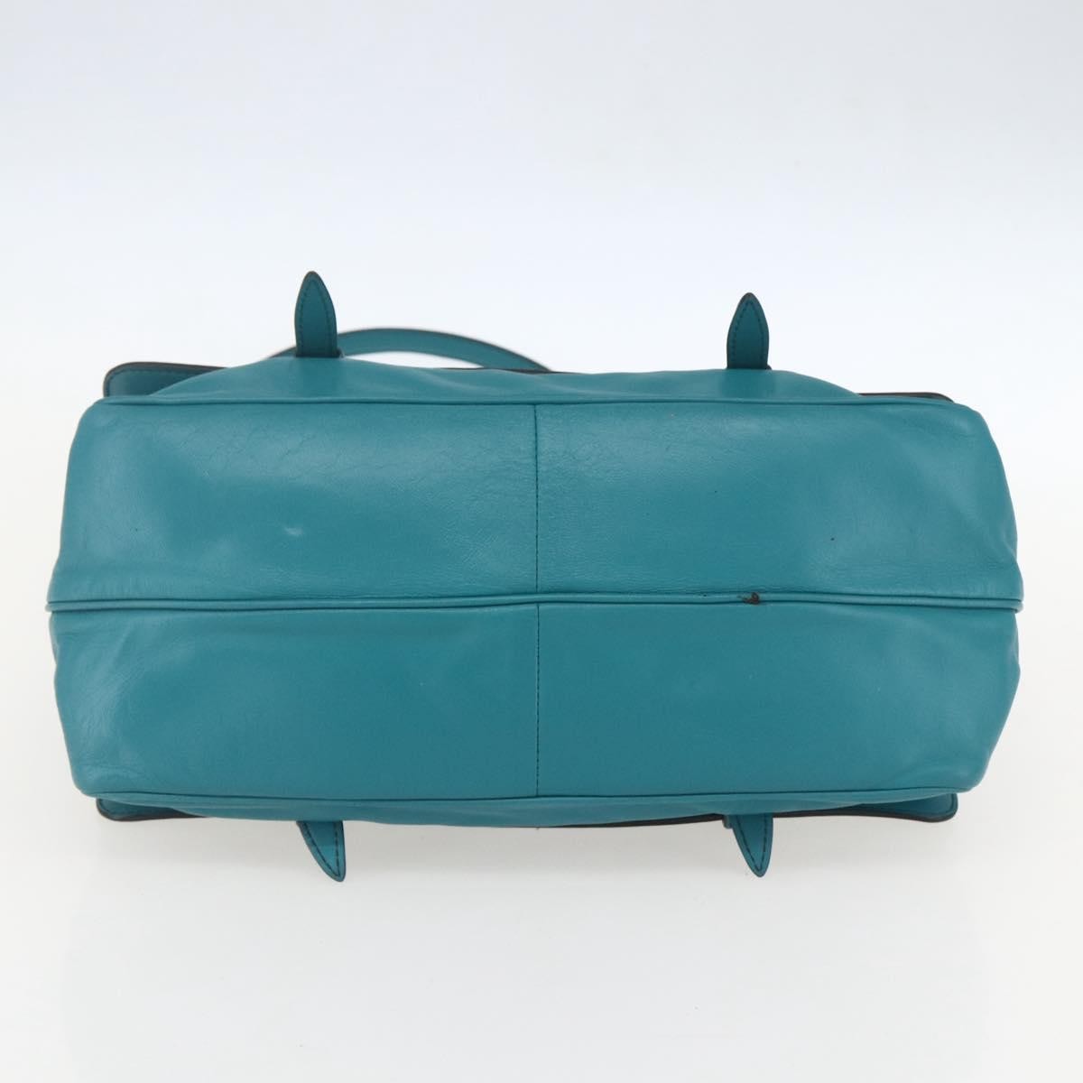 Bottega Veneta Monaco Convertible Satchel Leather with Intrecciato Detail, TURQUOISE, LEATHER, Handbag