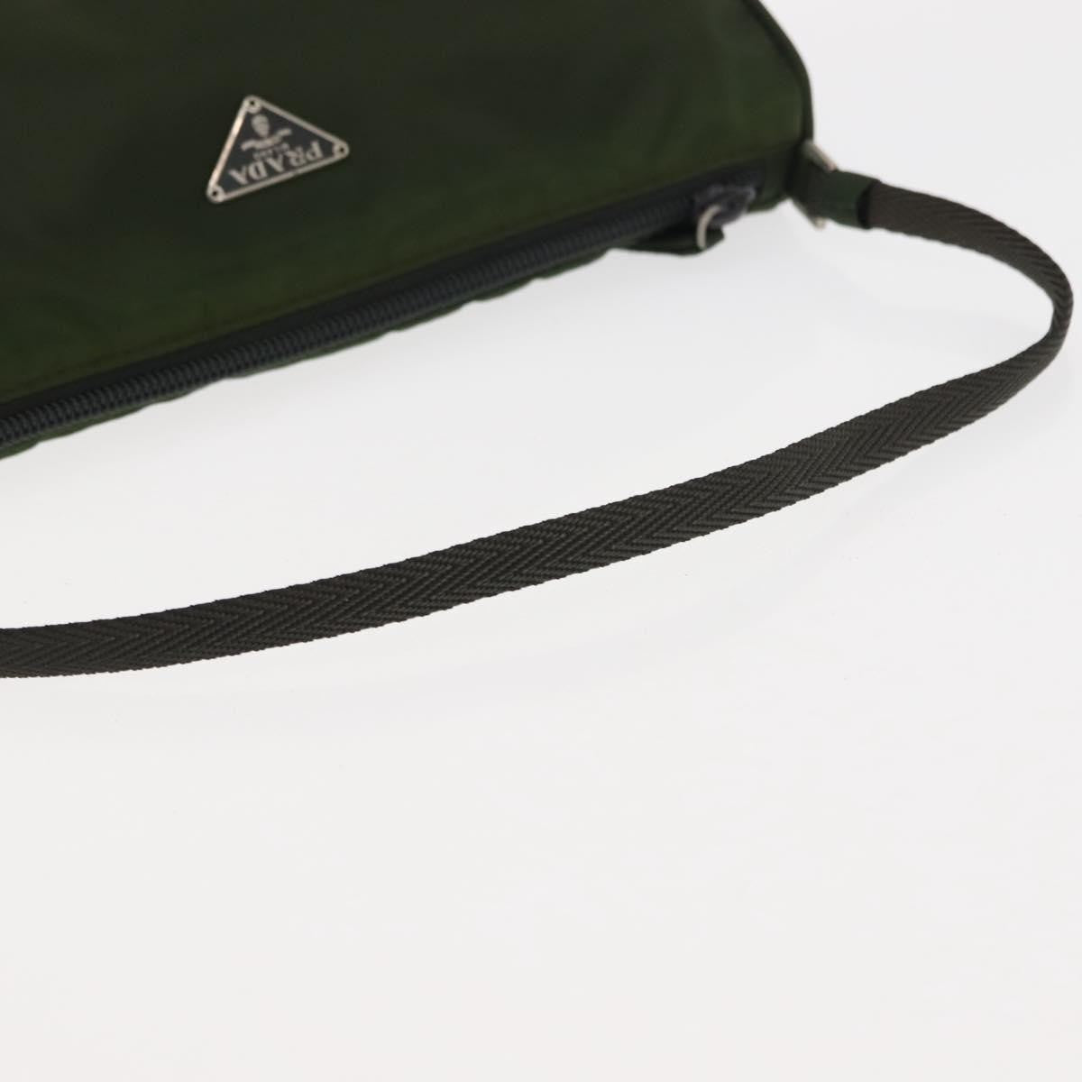 Prada Pochette Shoulder Bag Tessuto, KHAKI, NYLON, Clutche & pouche