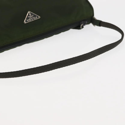 Prada Pochette Shoulder Bag Tessuto, KHAKI, NYLON, Clutche & pouche