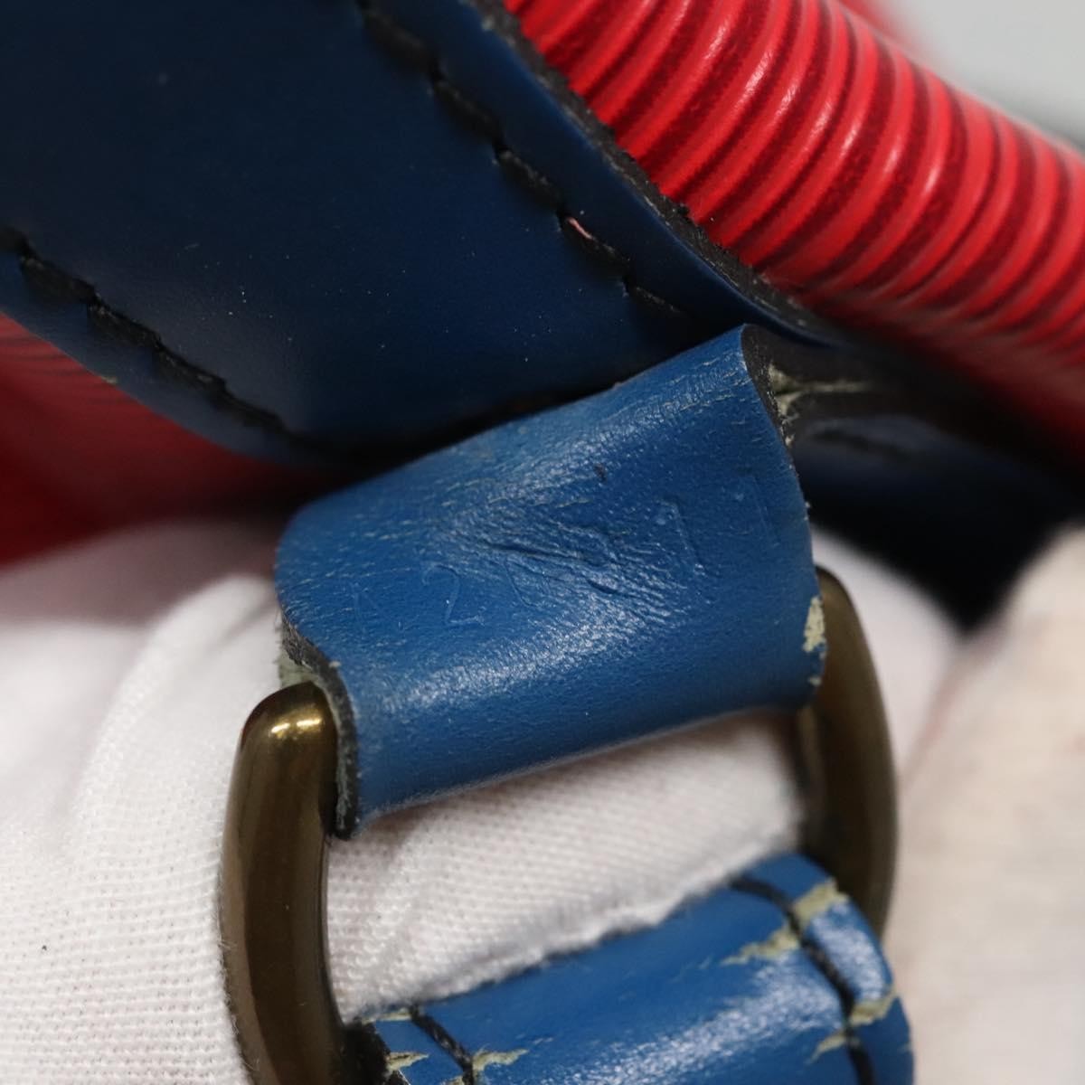 Louis Vuitton Bicolor Noe Handbag Epi Leather, RED, LEATHER, Handbag