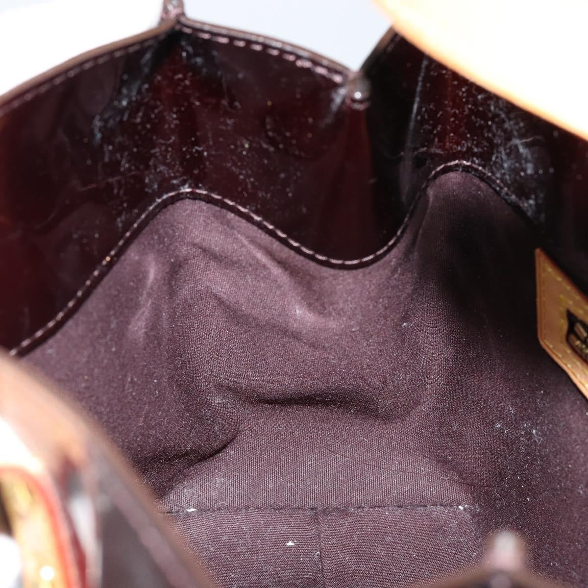 Louis Vuitton Reade Handbag Monogram Vernis, BURGUNDY, PATENT_LEATHER, Handbag