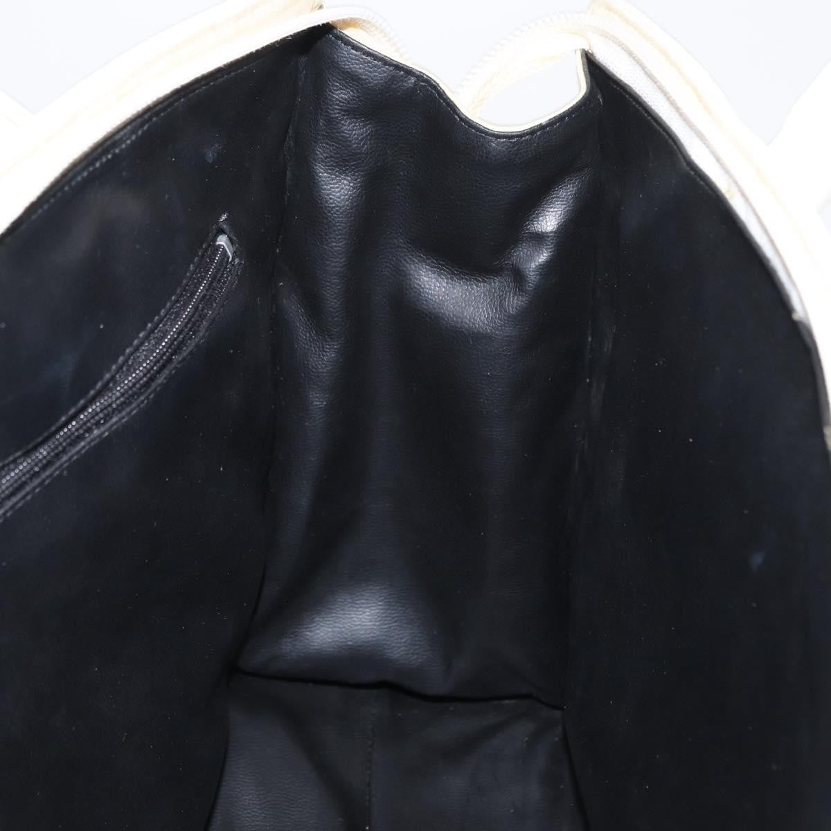 Bally Vintage Handbag Quilted Leather, WHITE, LEATHER, Handbag