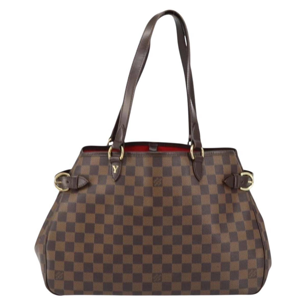 Louis Vuitton Batignolles Handbag Damier, BROWN, CANVAS, Tote bag