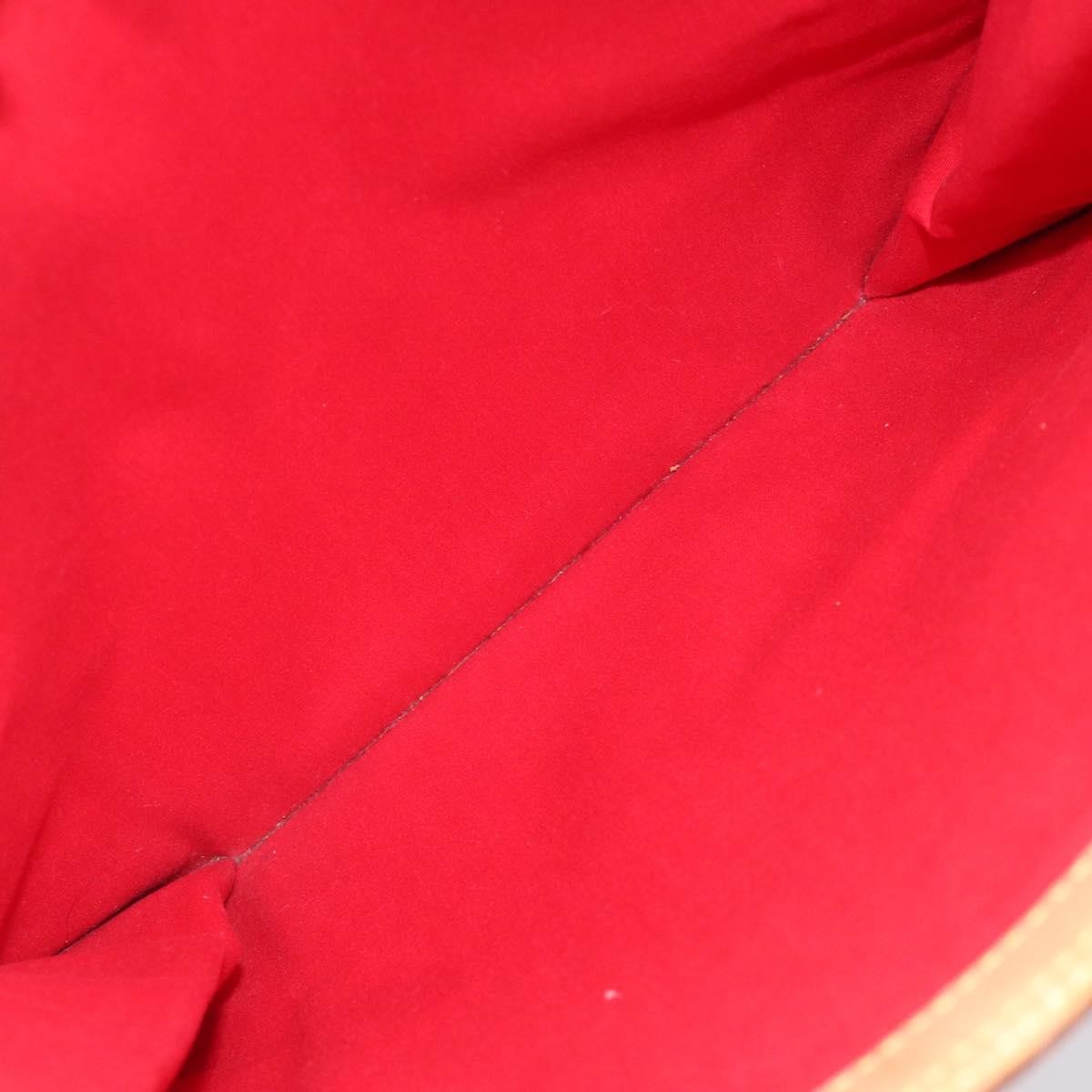 Louis Vuitton Stanton Handbag Monogram Vernis, RED, PATENT_LEATHER, Tote bag