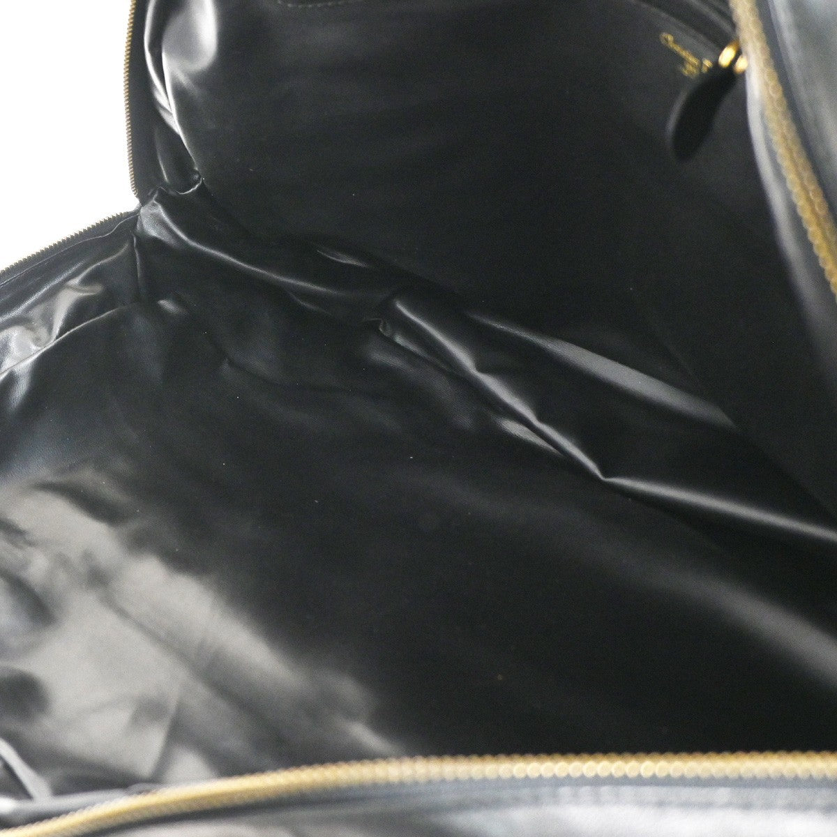 Christian Dior Vintage CD Handbag Leather, BLACK, LEATHER, Handbag