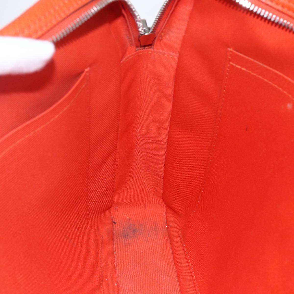 Louis Vuitton Porte-Documents Voyage Briefcase Taiga Leather, ORANGE, LEATHER, Briefcase