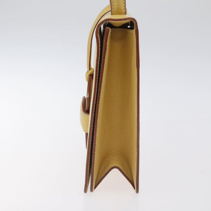 Loewe Barcelona Shoulder Bag Leather, YELLOW, LEATHER, Shoulder bag