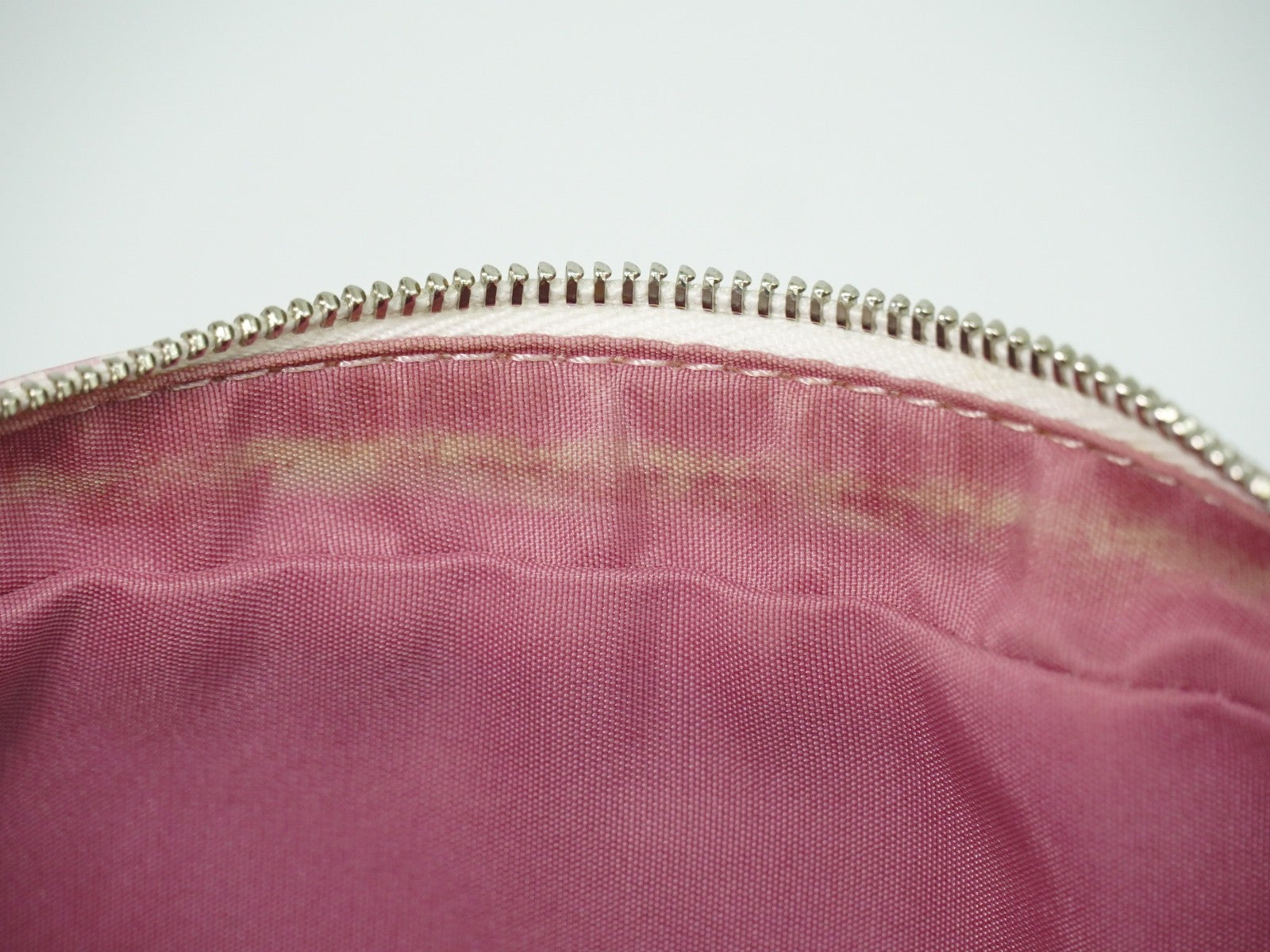 Christian Dior Vintage Trotter Baguette Shoulder Bag Diorissimo Canvas, PINK, CANVAS, Clutche & pouche