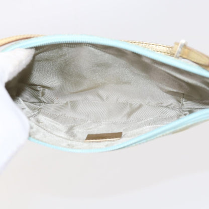 Gucci Vintage Pochette Shoulder Bag GG Canvas, BLUE, CANVAS, Clutche & pouche