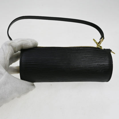 Louis Vuitton Soufflot Handbag Epi Leather, Black, Leather, Handbag