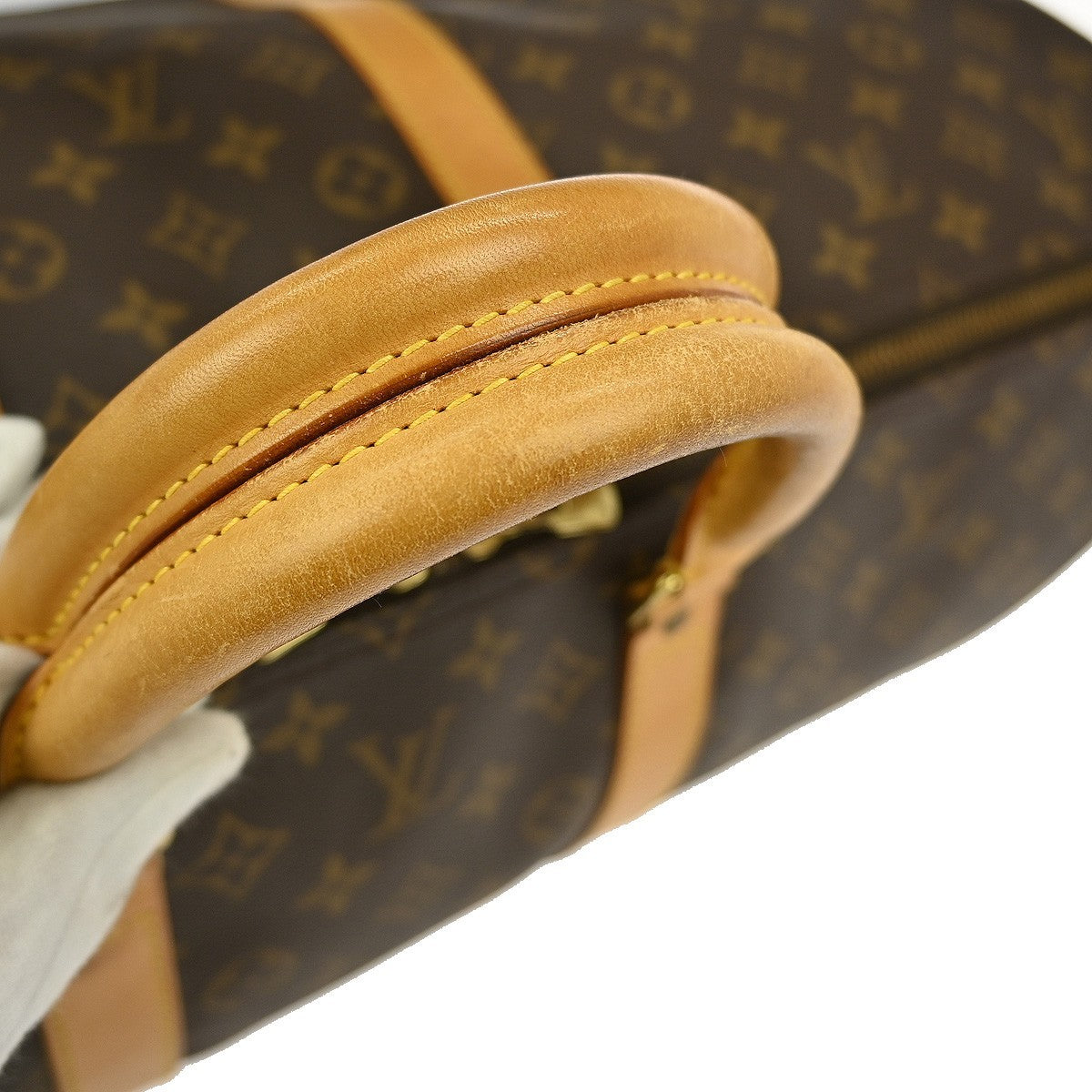 Louis Vuitton Keepall Bag Monogram Canvas, BROWN, CANVAS, Travel bag