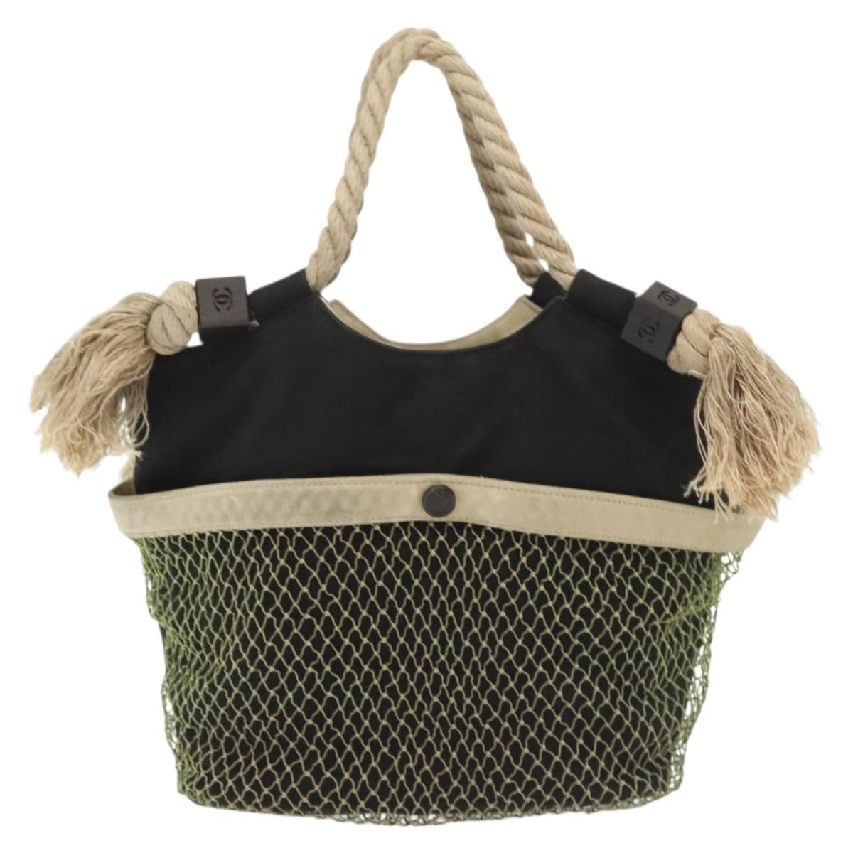 Chanel Camellia Flower Tote Canvas, BLACK, CANVAS, Tote bag