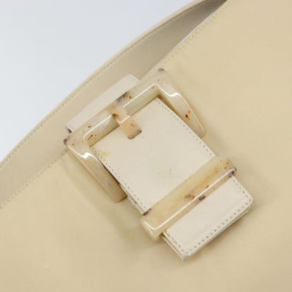 Prada Vintage Shoulder Bag Nylon and Leather, BEIGE, NYLON, Shoulder bag