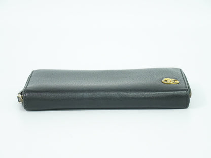 Gucci GG Marmont Zip Around Wallet Leather, BLACK, LEATHER, Wallets