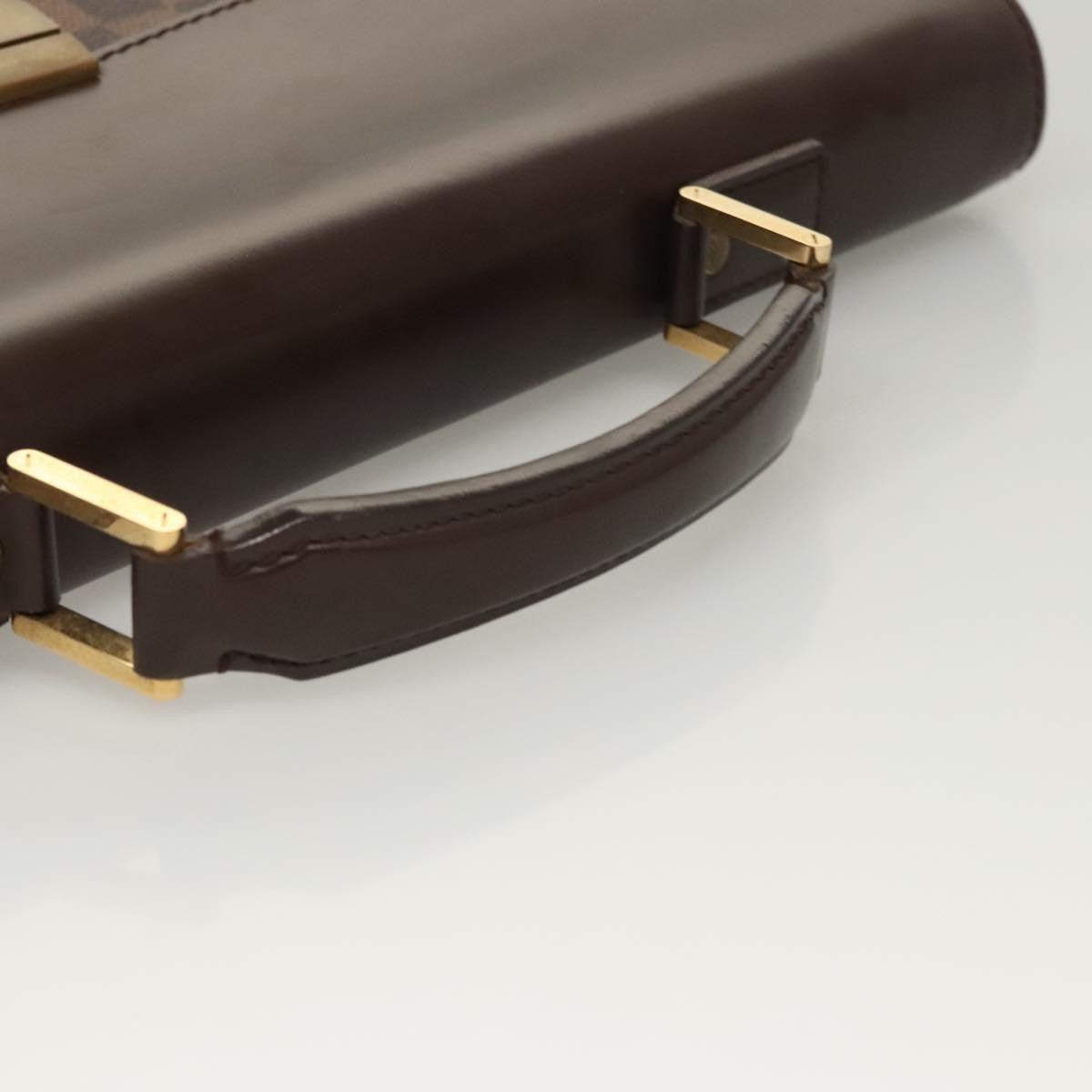 Louis Vuitton Altona Bag Damier, BROWN, CANVAS, Briefcase