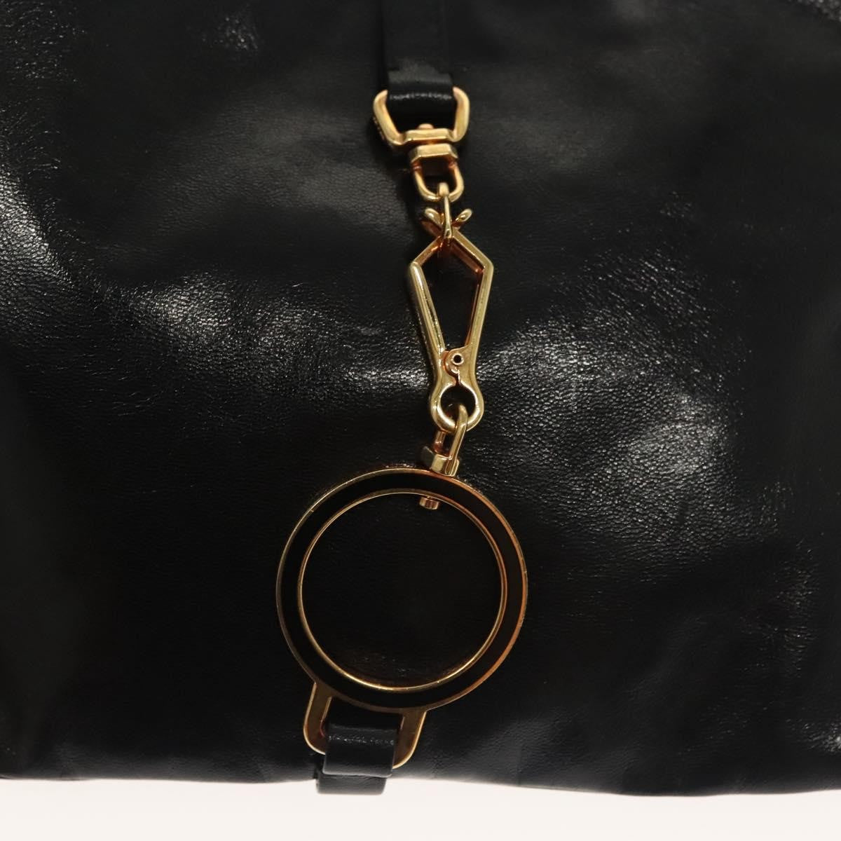 Prada Bow Shoulder Bag Vernice Saffiano Leather, BLACK, LEATHER, Shoulder bag