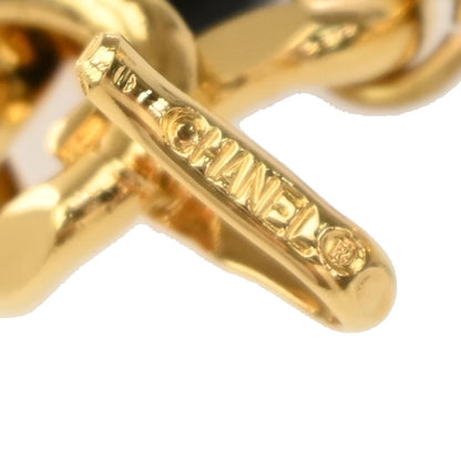 Chanel Vintage Medallion Chain Belt Metal and Leather, BLACK, LEATHER, Belts